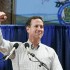 Santorum in Jackson, Mississippi, photo: Rogelio V. Solis, AP