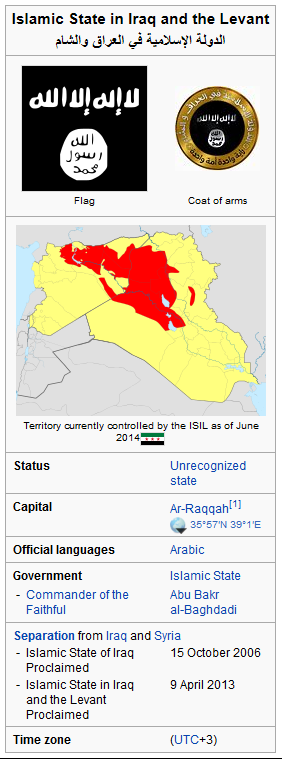 From ISIS' Wikipedia entry